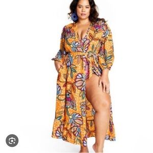 Tabitha Brown X Target Floral Women's Swim Coverup